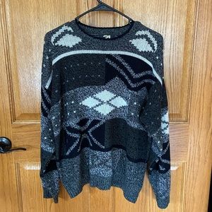 Vintage Mens Crewneck Sweater Size Large